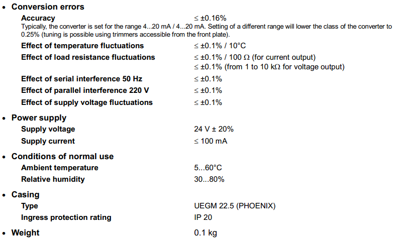 Power supply/isolator/signal converter - ZSP41 Series - Công ty TNHH ...